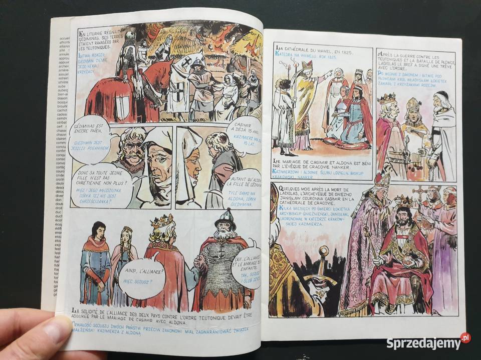 Kazimierz Wielki Casimir le Grand komiks Polskie Gdynia
