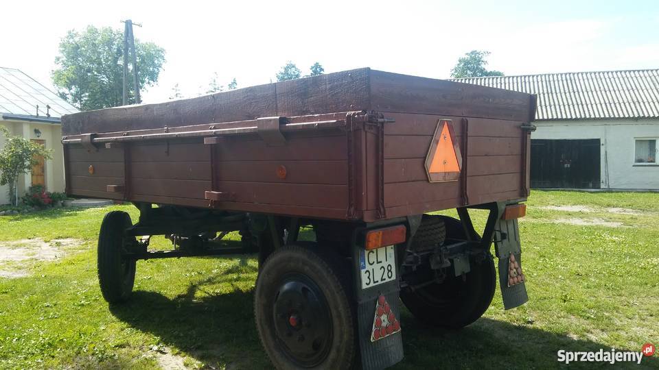 Przyczepa Sanok D44B nieuszkodzony Skępe