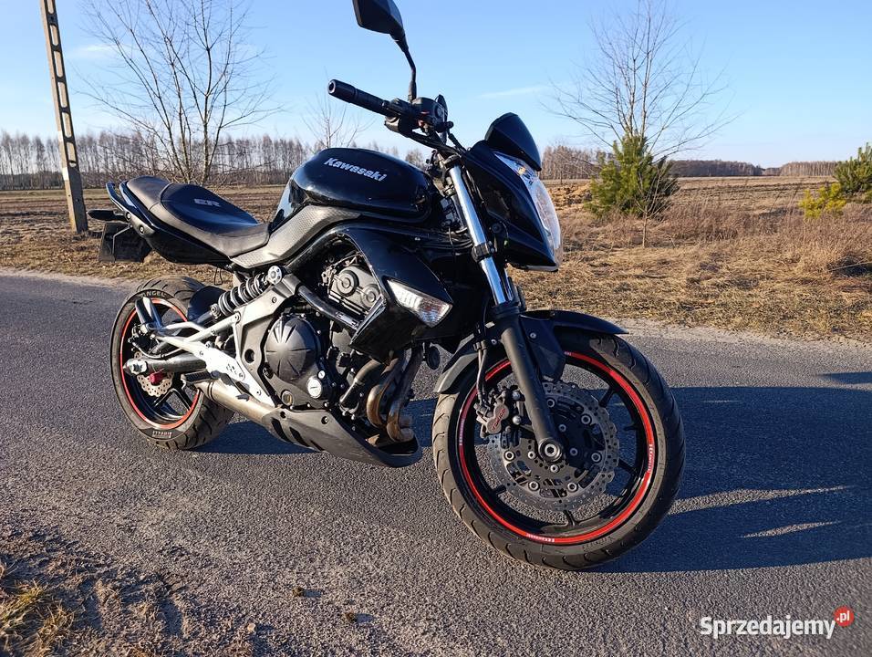 Kawasaki ER 6N niski przebiegdoiwestowany 650cm3 łódzkie Kodrąb