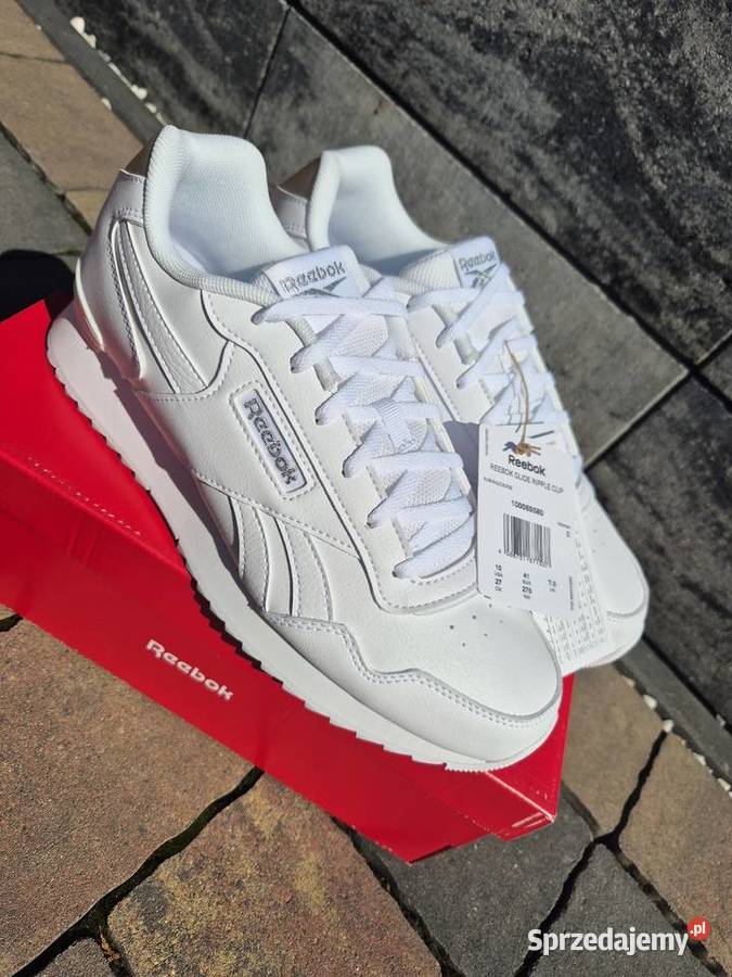 Nowe Buty Reebok Glide Klasyczna Biel Rozmiar 41 Brzezna