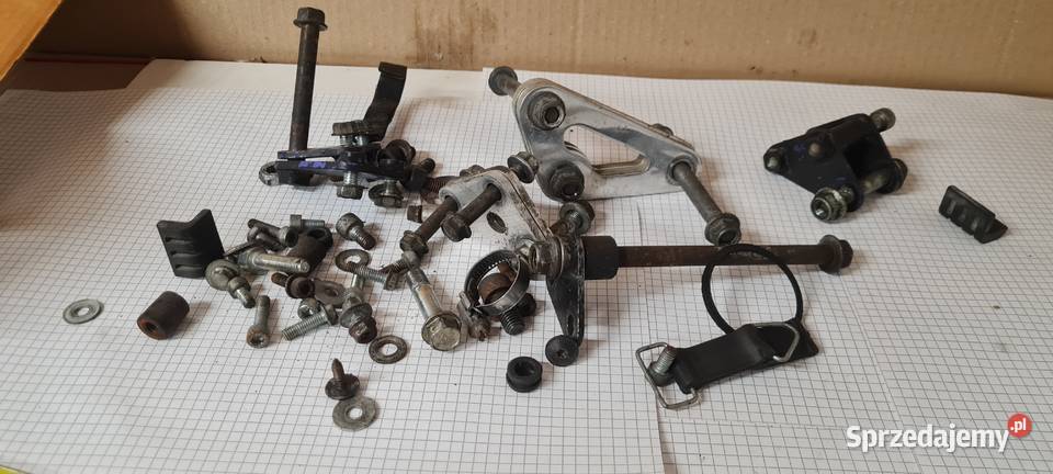 Kawasaki KLX 650 R mocowania śruby różnośći