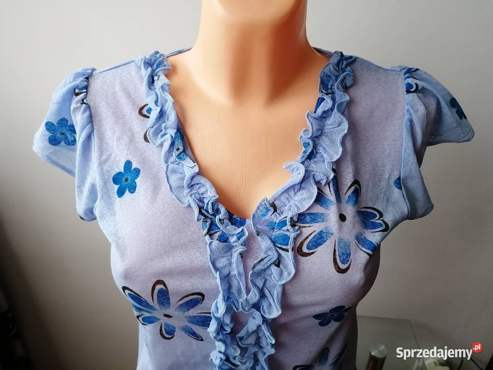 NOWA BŁĘKITNA BLUZKA Z SIATECZKI RXL łódzkie Łódź