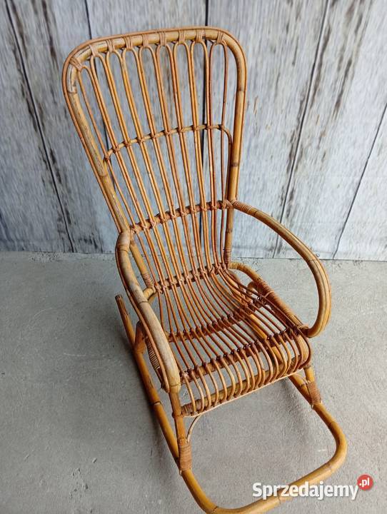 fotel bujany bambusowy 506
