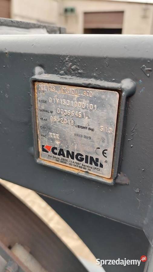 NOWA łyżka przesiewająca Cangini VMS10 Hardox Sochaczew