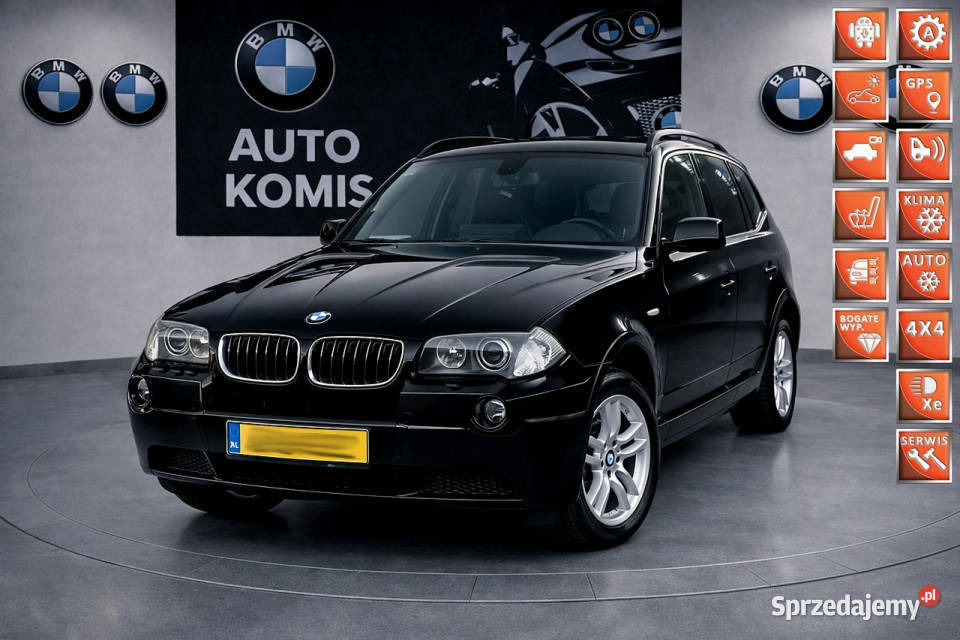 BMW X3 BMW X3 e83 30i 230 M54b30 MPakiet BŁadna dolnośląskie Wrocław