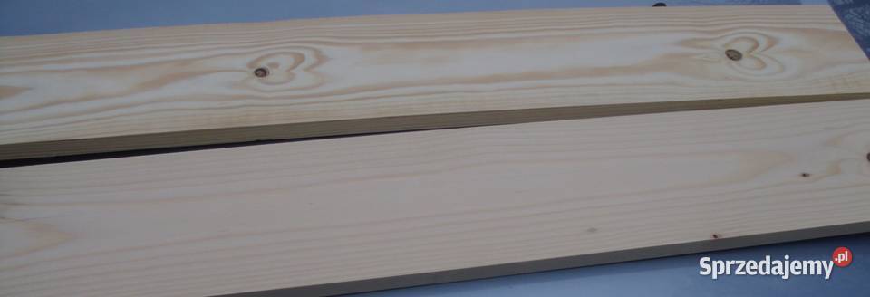 Naturalna szeroka deska drewniana heblowana
