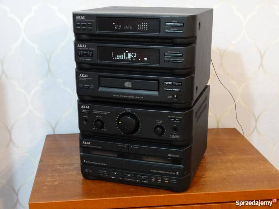 Wieża Akai ACMX470 mocna i sprawna WYSYŁKA Jasło