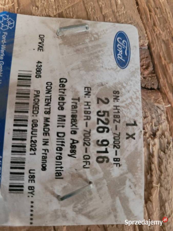 SKRZYNIA BIEGÓW FORD FIESTA H1BR7002GFJ 2526916 osobowe Radom