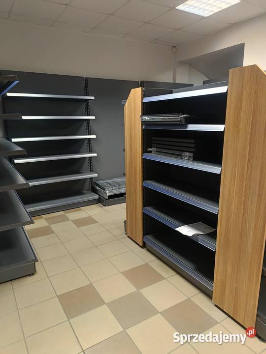 Regał sklepowy przyścienny Mago regał metalowy Barczewo sprzedam