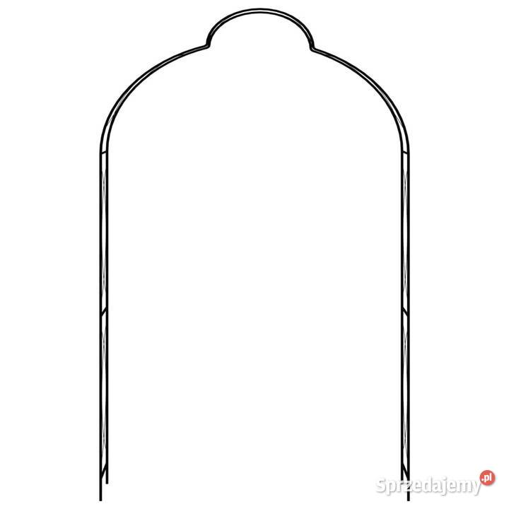 Pergola ogrodowa czarna 150x34x240 żelazna Warszawa sprzedam