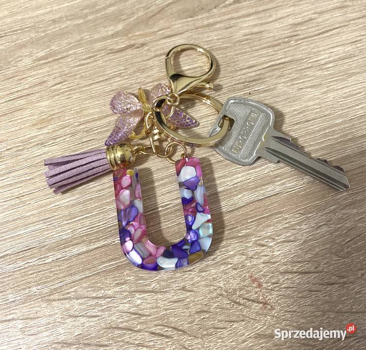 Brelok do kluczy z literą U świętokrzyskie Kielce sprzedam