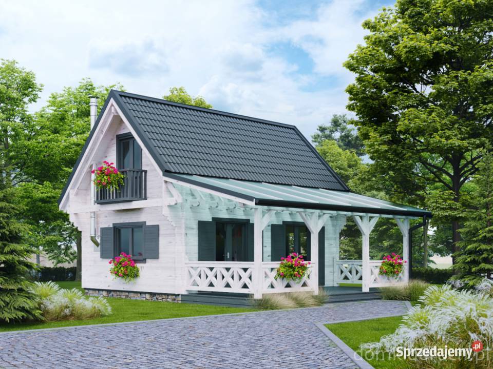 Domy drewniane z bali ceny Alicja 7x5 Warszawa