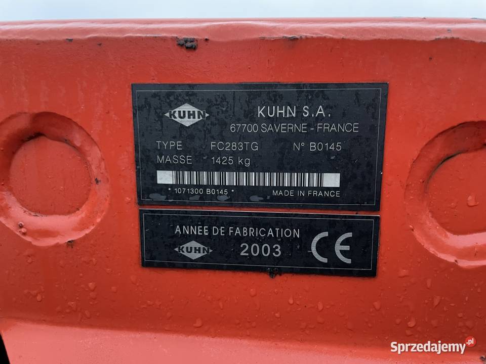 Kosiarka Kuhn FC283 TG Dyskowa Pozostałe Białystok