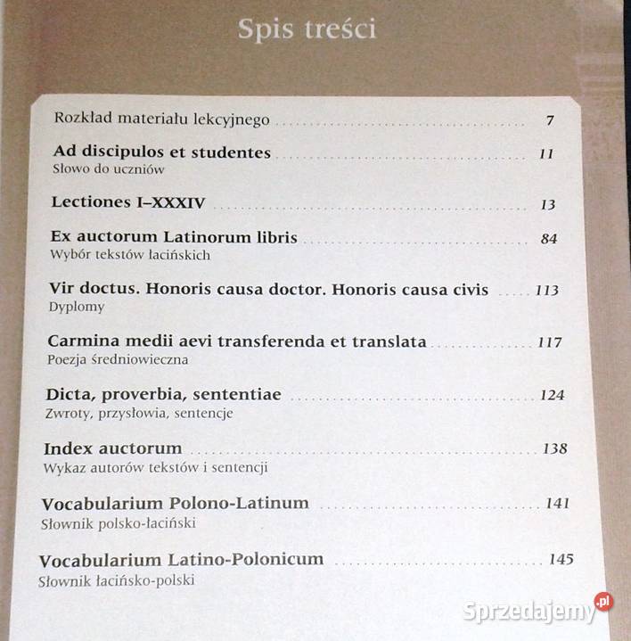 Porta Latina Podrecznik Praeparacje S Wilczyński sprzedam