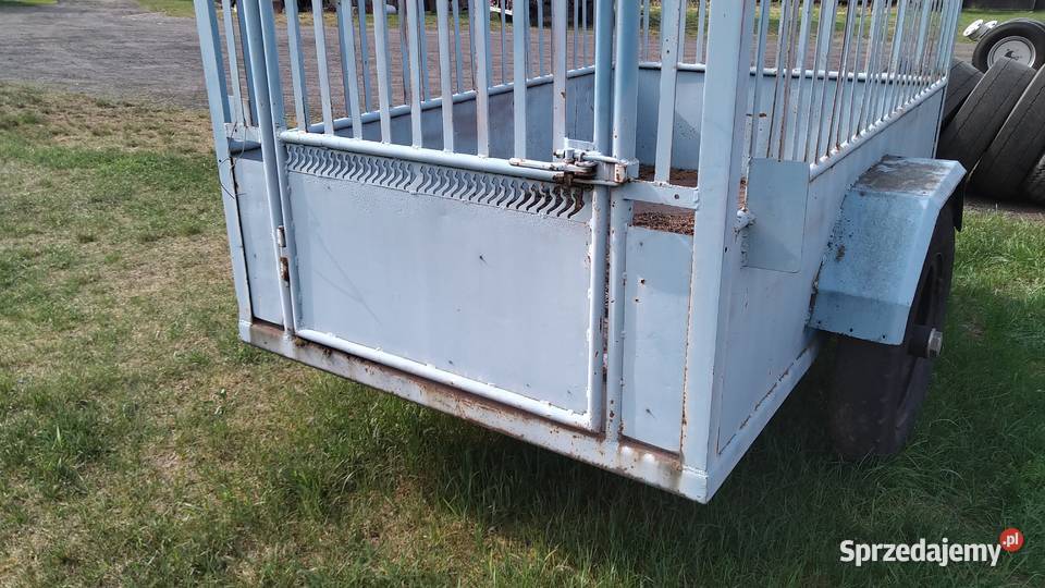 Przyczepa jednoosiowa bibka przyczepka rolnicza łódzkie Łęczyca