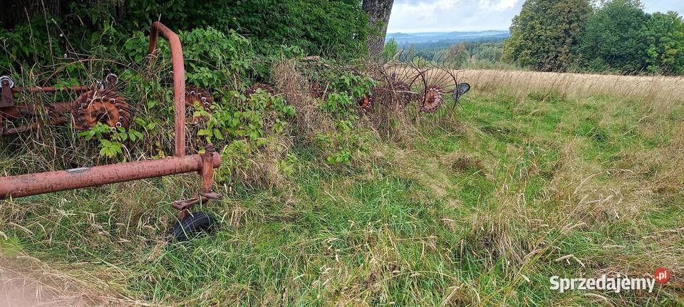 Zagrabiarka 7 kół uszkodzony sprzedam