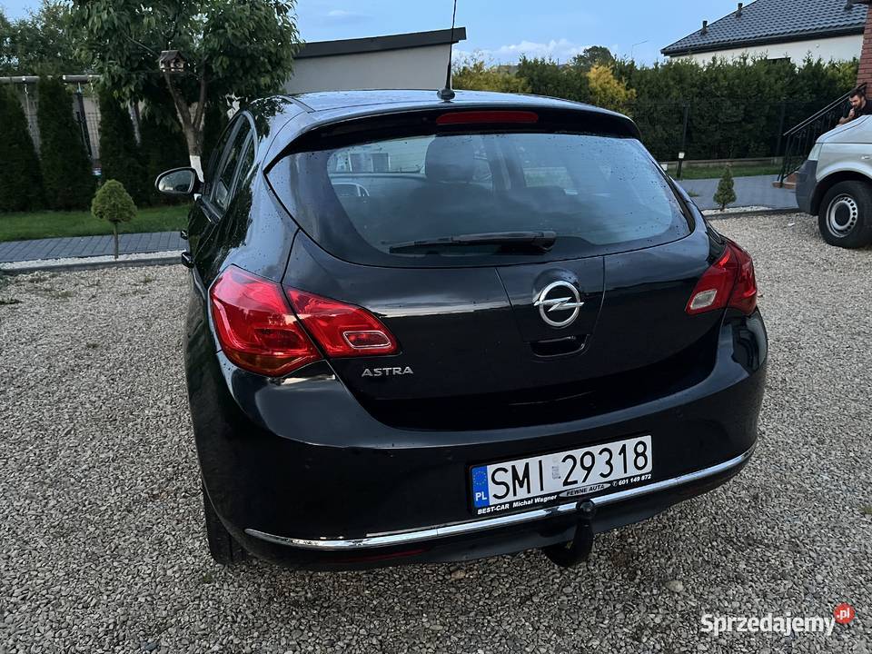 Opel Astra J 2013 14 Turbo 120 LPG Benzyna Gaz Poczesna sprzedam