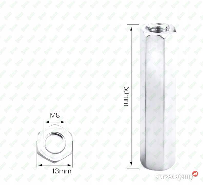 M8X60 ALUMINIOWA NAKRĘTKA ZŁĄCZNA PRZEDŁUŻANA Warszawa