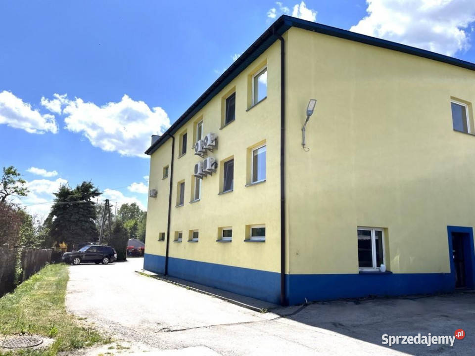 Budynek biurowowarsztatowy wiata magazynowa Jędrzejów