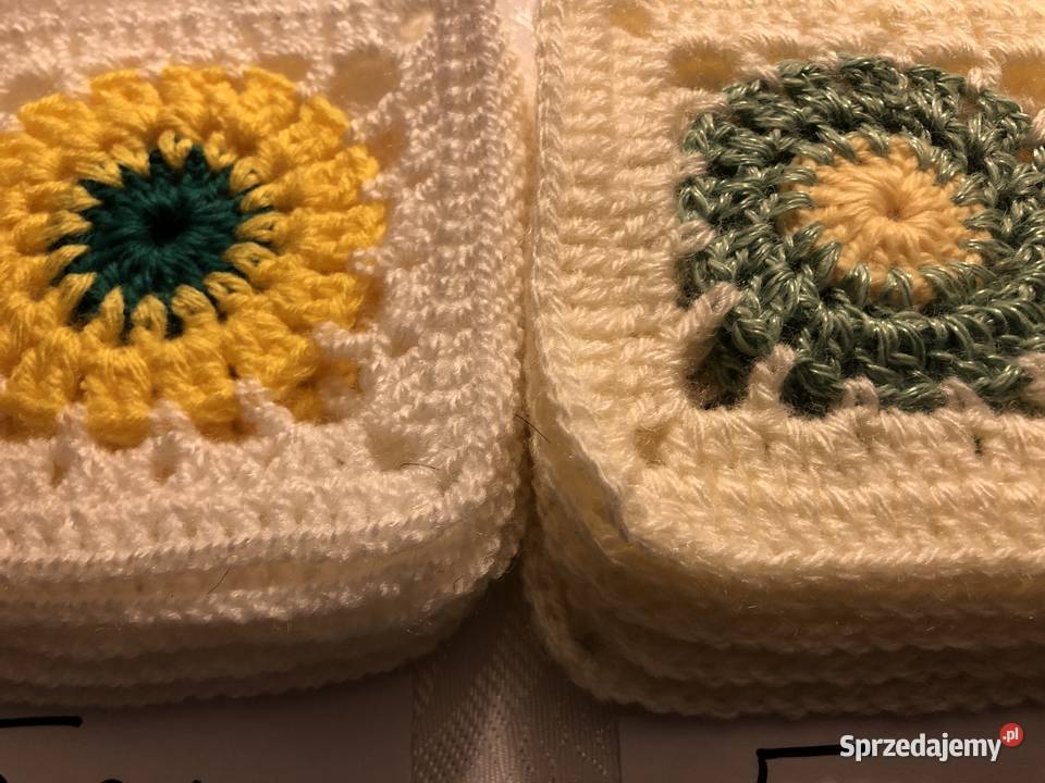 kwadrat babuni kwiaty poduszka narzuta95105 15 Poduszki dekoracyjne Zegrze