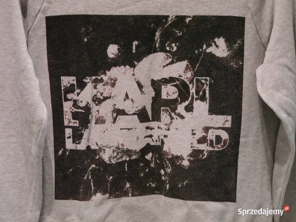Karl Lagerfeld świetna bluza 34 XS Bez wzoru Pozostałe Wrocław
