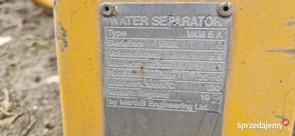 odstojnik separator powietrza atlas Copco Namysłów sprzedam