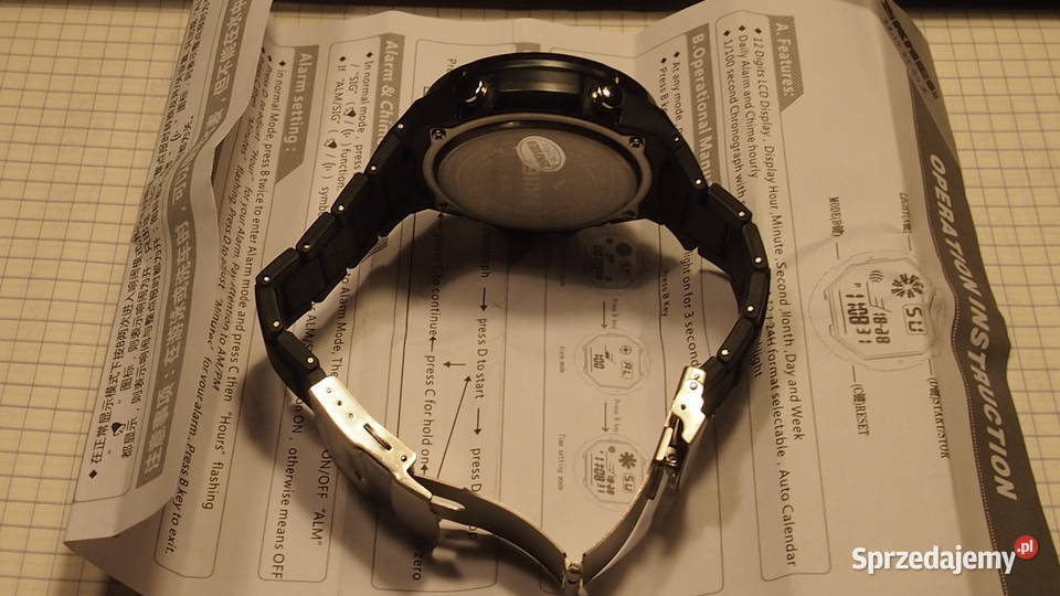 Zegarek naręczny Skmei 1016 instrukcja Tychy