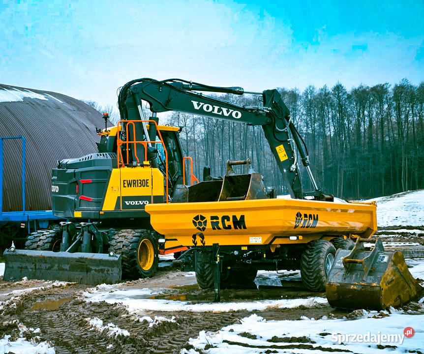 RCM PK1 Przyczepa do koparki kołowej 8ton Gołdap