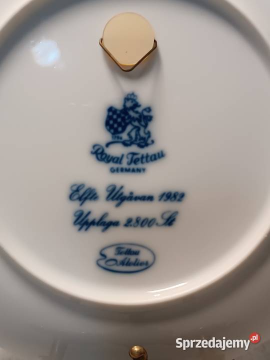 Royal TETTAU 1794 Talerz Kolekcjonerski Julen
