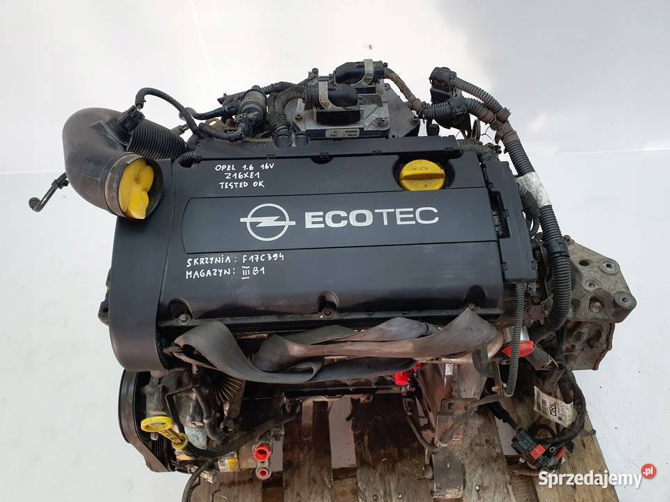 SILNIK KOMPLETNY Opel Astra III H 16 16V 105 Rudka