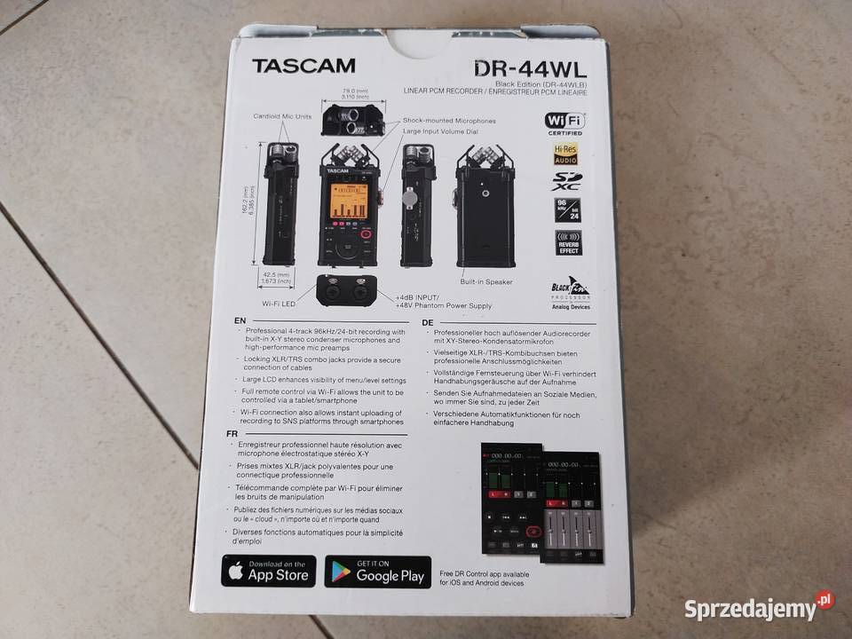 Tascam DR44 WL Rejestrator Cyfrowy MP3 Bydgoszcz