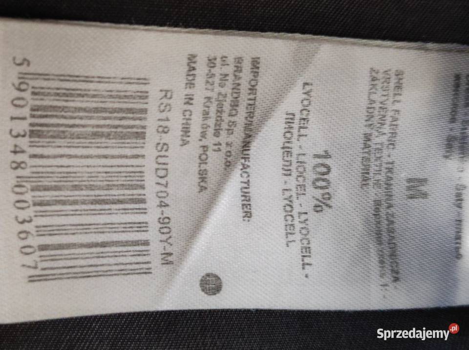 grafitowa śliska sukienka oversize z falbaną Kielce