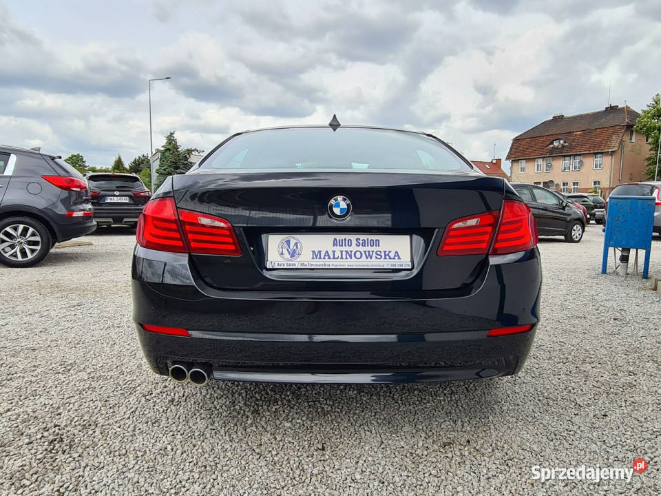BMW 520 Automat Navi Skóra 2xPDC Klimatronik czarny Wągrowiec