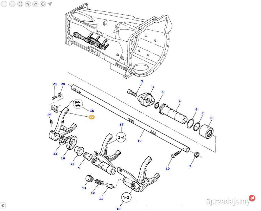 Kamień widełek żółw zając AGCO Massey Ferguson podlaskie Białystok