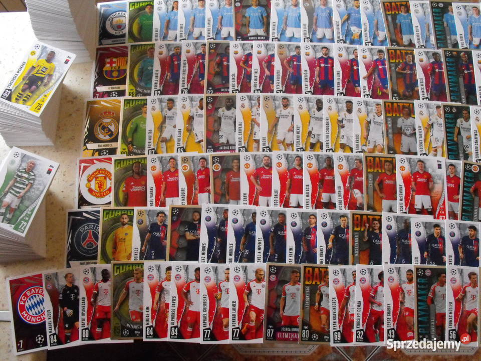 topps Match Attax Champions League 2024 komplet Mykanów sprzedam