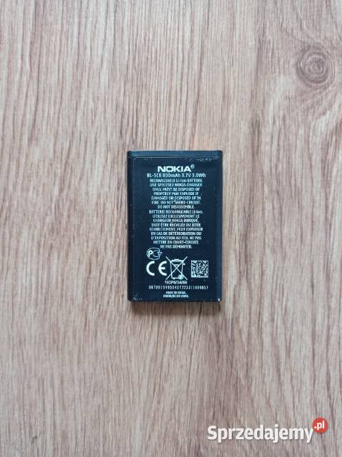 Bateria BL5CB Nokia 1616 1800 C102 sprzedam