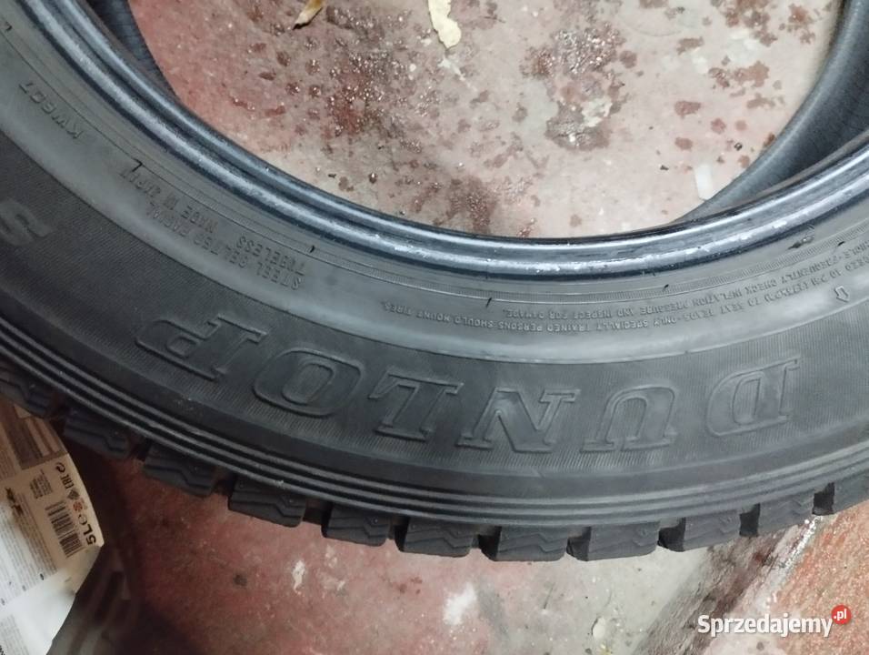 Sprzedam opony zimowe dunlop Samochodowe