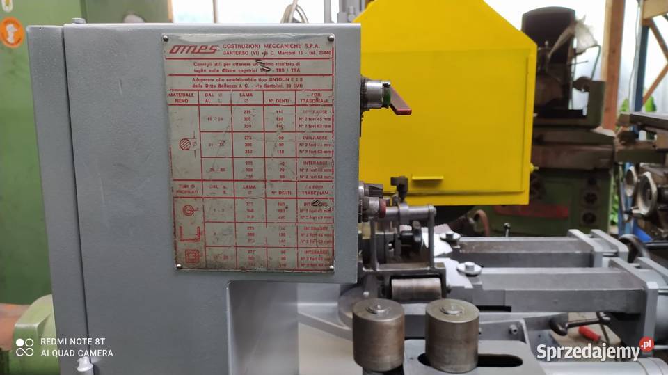 Piła do metalu drewna automatyczna z podajnikiem Maków Podhalański