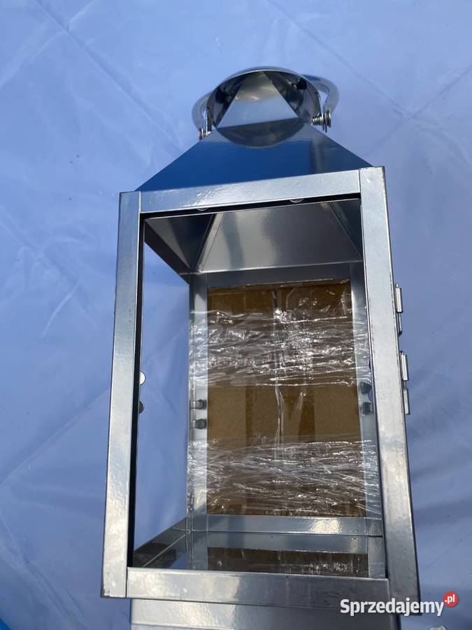 Lampa latarnia stal 38 wysoka do ogrodu łódzkie Łódź
