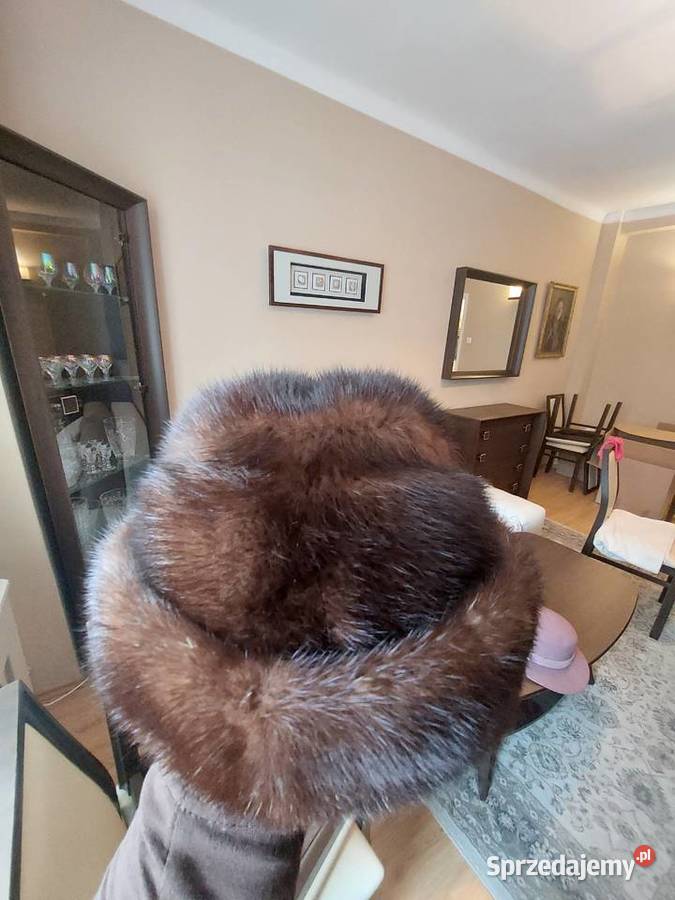 Czapka futrzana z naturalnych norek mazowieckie Warszawa