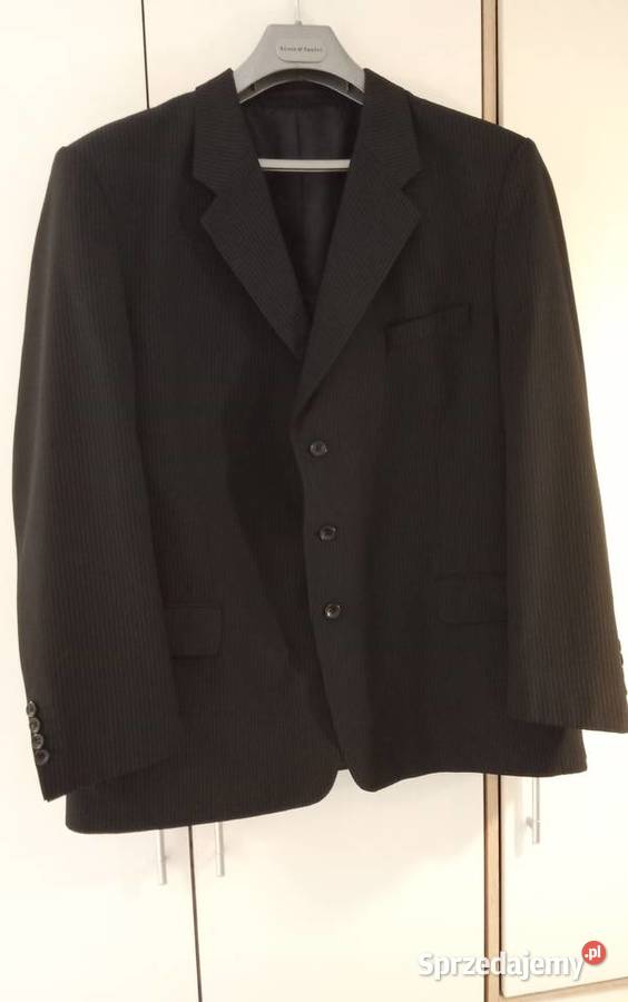 Sprzedam Garnitur Czarny Z Niebieską Nitka kujawsko-pomorskie Golub-Dobrzyń