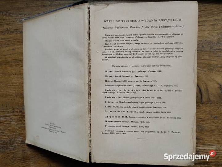 Słownik rosyjskopolski Książka i Wiedza Kraków