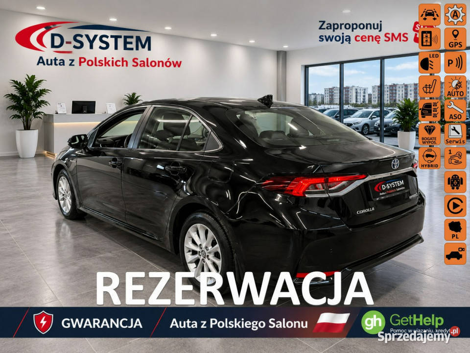 Toyota Corolla 22 Salon Polska 18 HYBRID 1wł z przyciemniane szyby Białystok