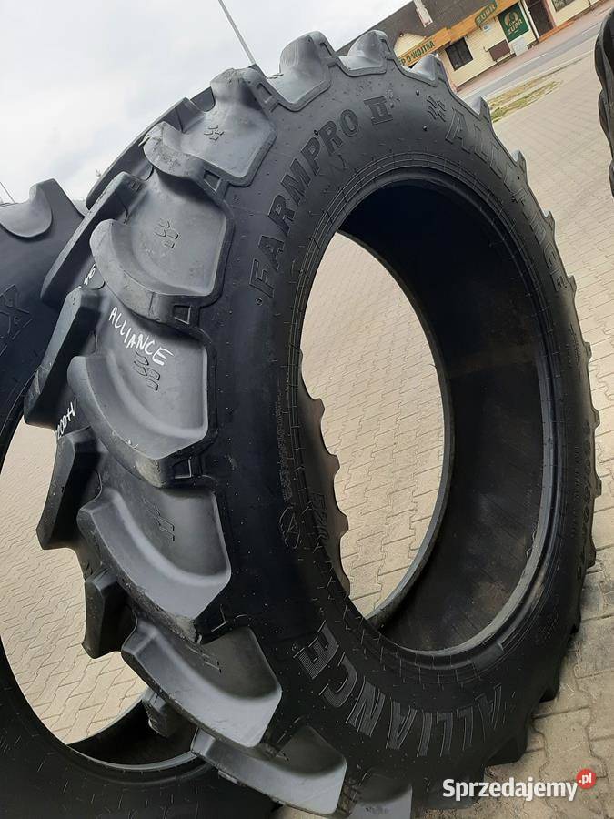 2x Opona używana rolnicza 48080R46 184R46 Zaścianki