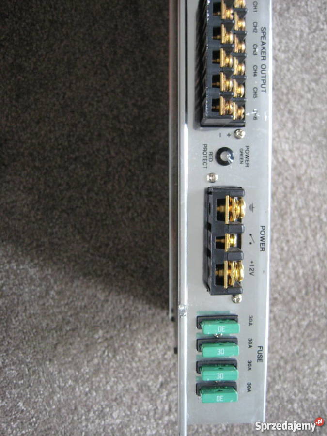 Wzmacniacz samochodowy 6000 W BLAUPUNKT VELOCITY Blaupunkt Oborniki Śląskie sprzedam