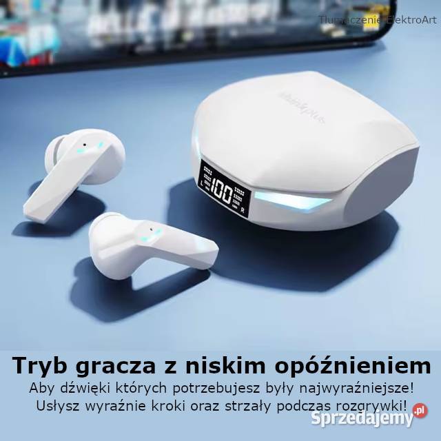 Wodoodporne bezprzewodowe słuchawki XT53 do gier śląskie Rybnik