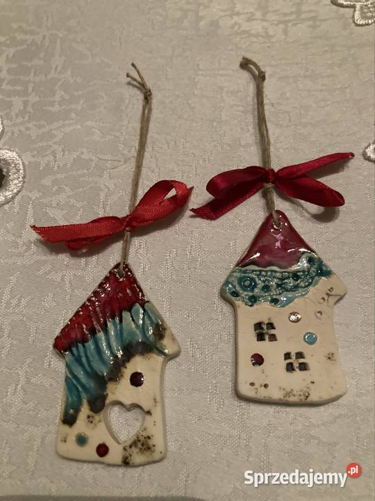 Domki Zawieszki Ceramiczne Wykonane Ręcznie 2 Czerwionka-Leszczyny sprzedam