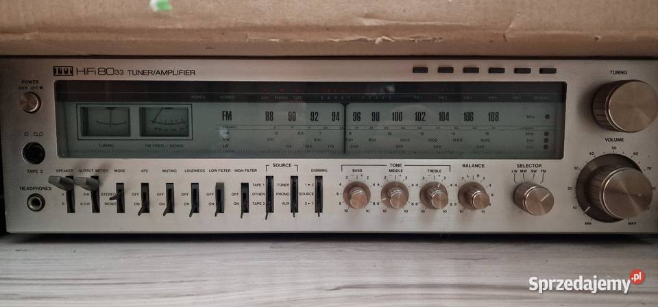 Amplituner ITT HiFi 8033 Sprawny HiFi 80
Stereo Amplitunery Myscowa