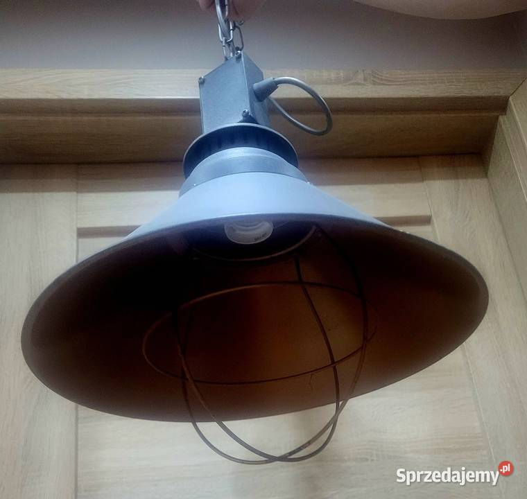 Loftowa lampa wisząca INDUSTRIAL metalowa na Gliwice