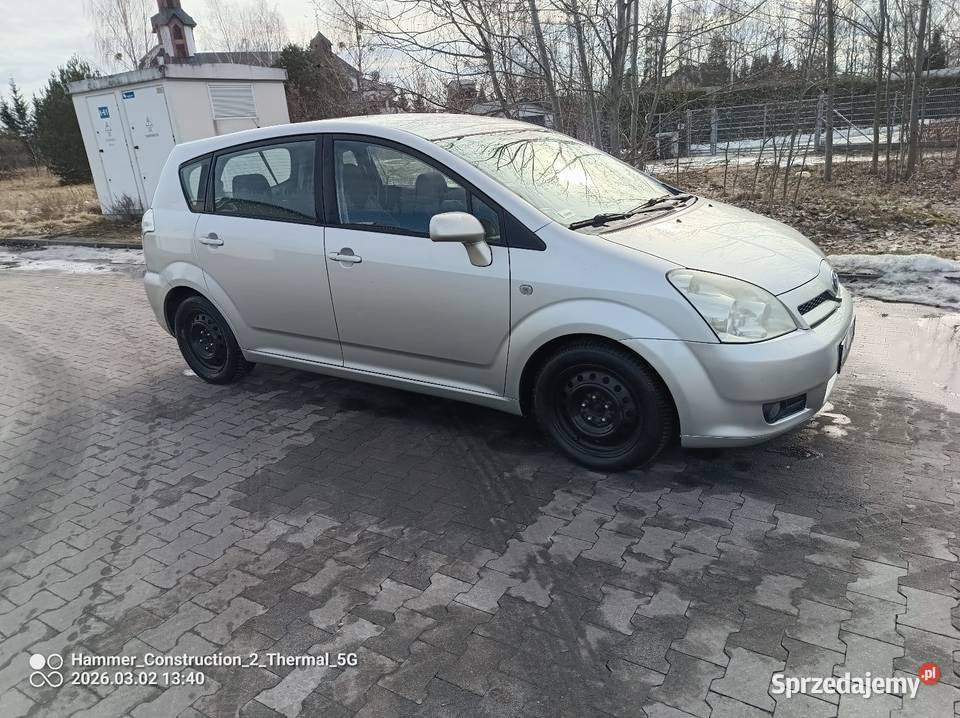Toyota Corolla Verso 2006r 22 diesel 136 centralny zamek Motoryzacja